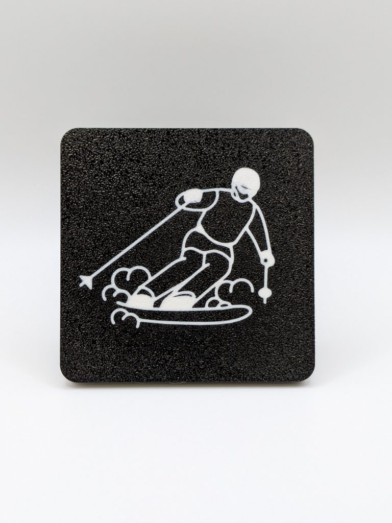 Skiing Hitch Cover
