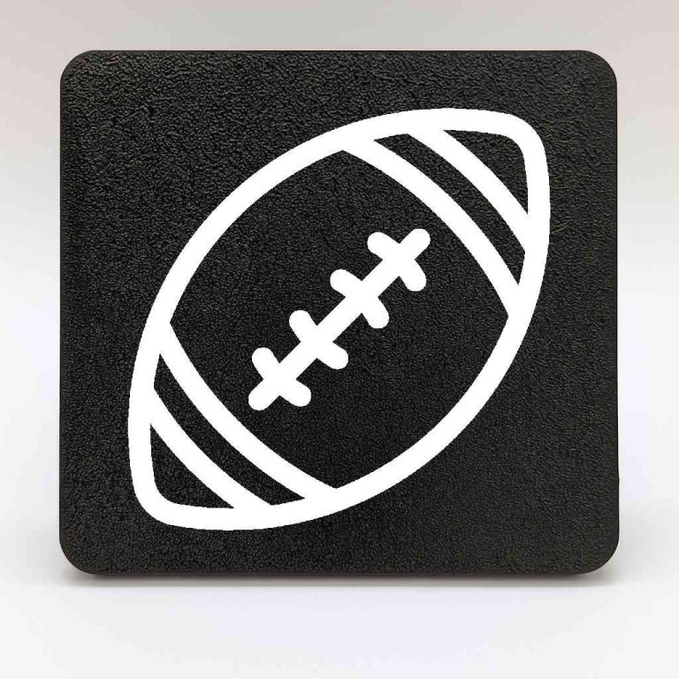 Football Hitch Cover
