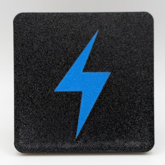 EV Lightning Hitch Cover