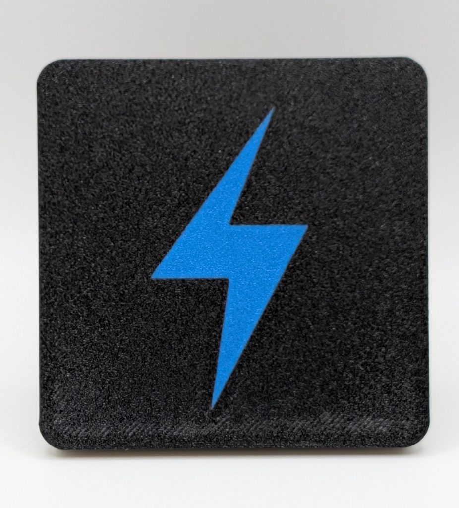 EV Lightning Hitch Cover