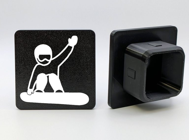Snowboarding Hitch Cover