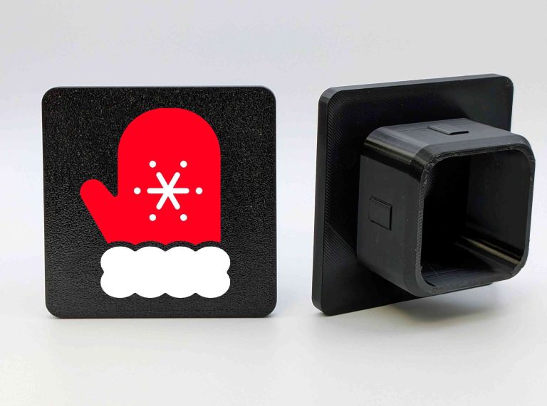 Christmas Mitt Hitch Cover