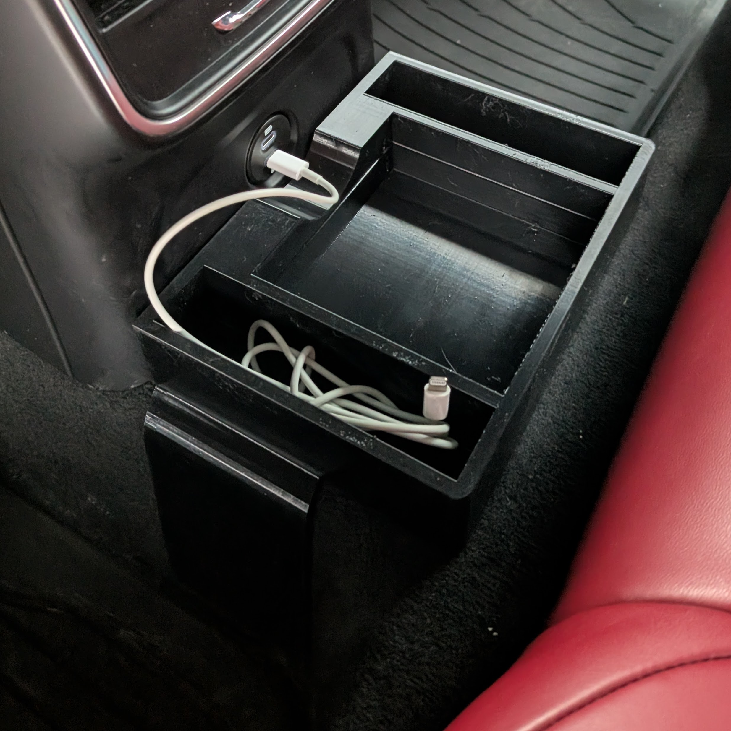 Back Seat Floor Bridge Organizer for Porsche Macan 2015 to 2026 (Gas) - Image 2